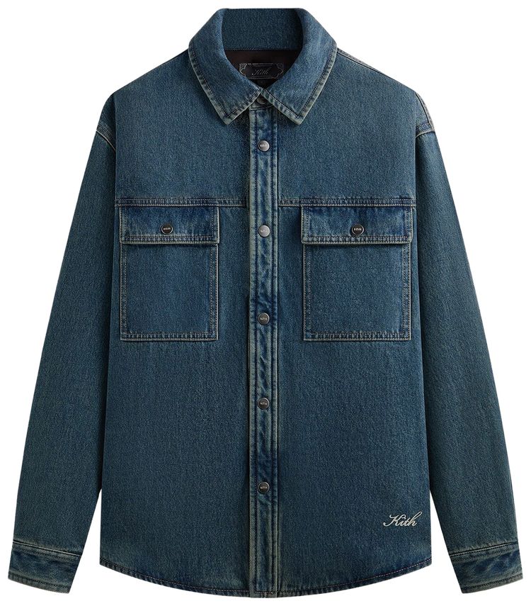 Джинсовая рубашка-куртка Kith Denim Apollo, синий
Джинсовая рубашка-куртка Kith Denim Apollo, синий