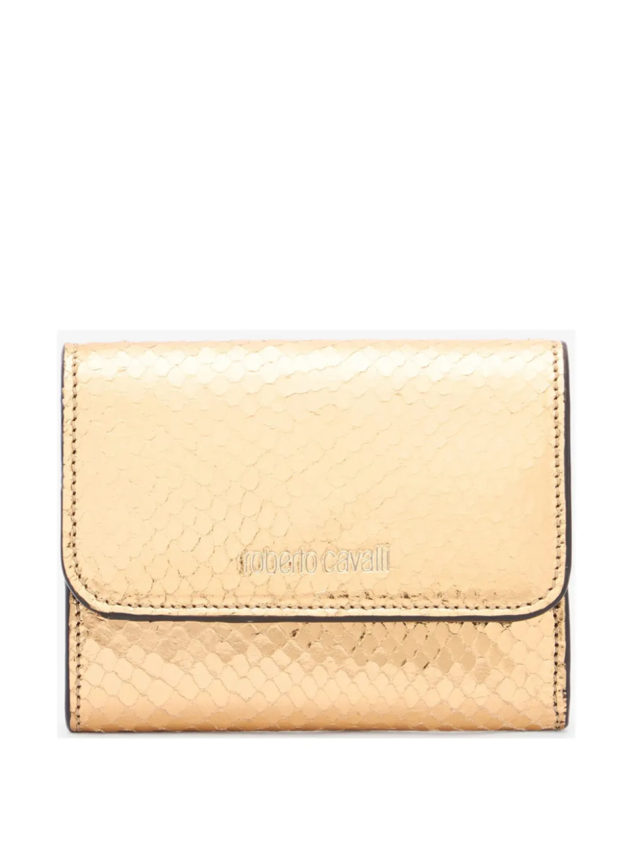 Кожаный кошелек Roberto Cavalli, золотой 
Кожаный кошелек Roberto Cavalli, золотой