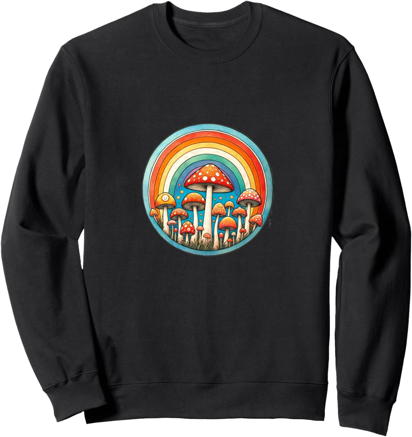 Толстовка в стиле ретро 80-х с изображением грибов и радужных грибов Retro Mushrooms Snugg, черный
Толстовка в стиле ретро 80-х с изображением грибов и радужных грибов Retro Mushrooms Snugg, черный