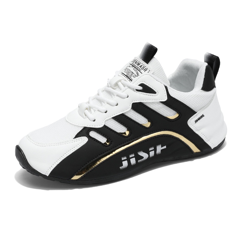 King Jinmai Мужские низкие кеды бело-черные, цвет White Black
King Jinmai Мужские низкие кеды бело-черные, цвет White Black