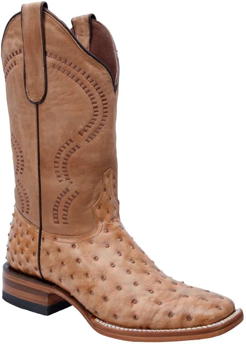 Мужские ковбойские ботинки в западном стиле из натуральной кожи с экзотическим принтом страуса, квадратный носок - цвет оринкс, песочный Generic, initial
Мужские ковбойские ботинки в западном стиле из натуральной кожи с экзотическим принтом страуса, квадратный носок - цвет оринкс, песочный Generic, initial