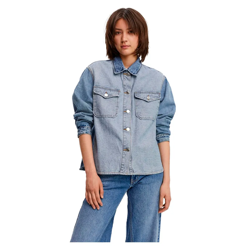 Верхняя рубашка Vero Moda Oyo, синий 
Верхняя рубашка Vero Moda Oyo, синий