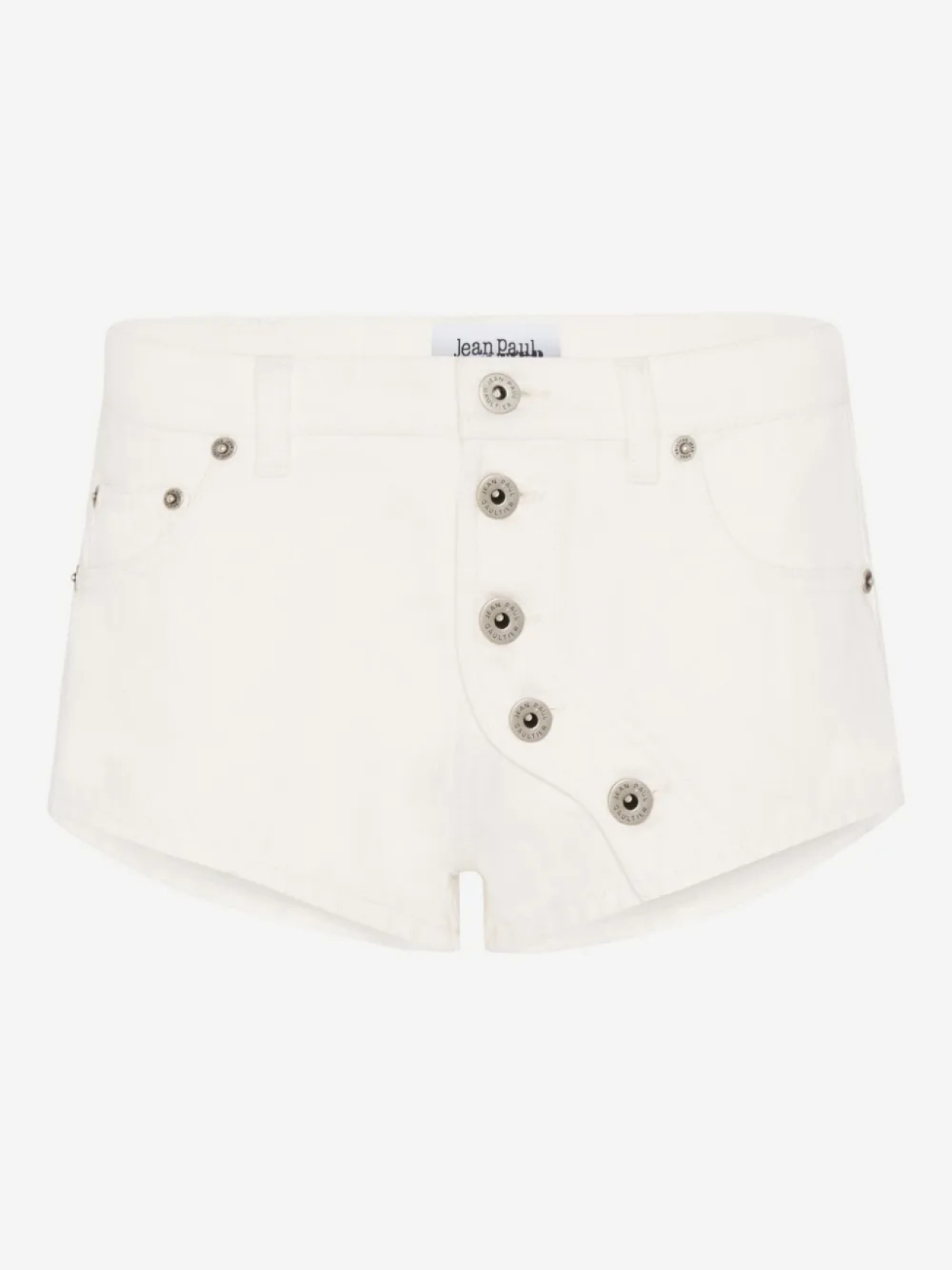 Мини-шорты с пуговицами Jean Paul Gaultier, белый
Мини-шорты с пуговицами Jean Paul Gaultier, белый