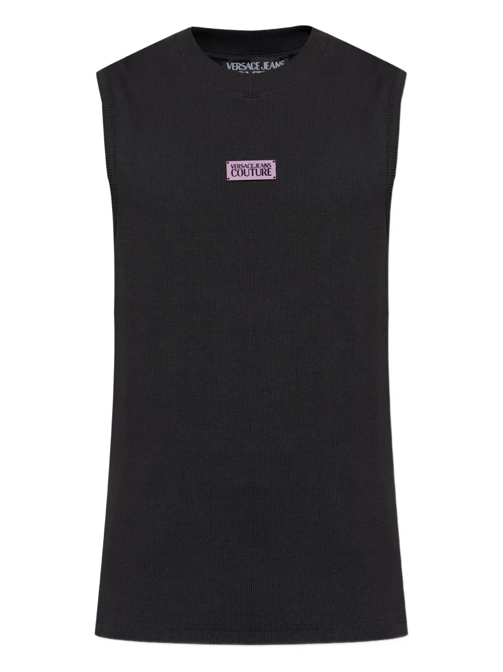 Топ из ребристой вязки Versace Jeans Couture, черный
Топ из ребристой вязки Versace Jeans Couture, черный