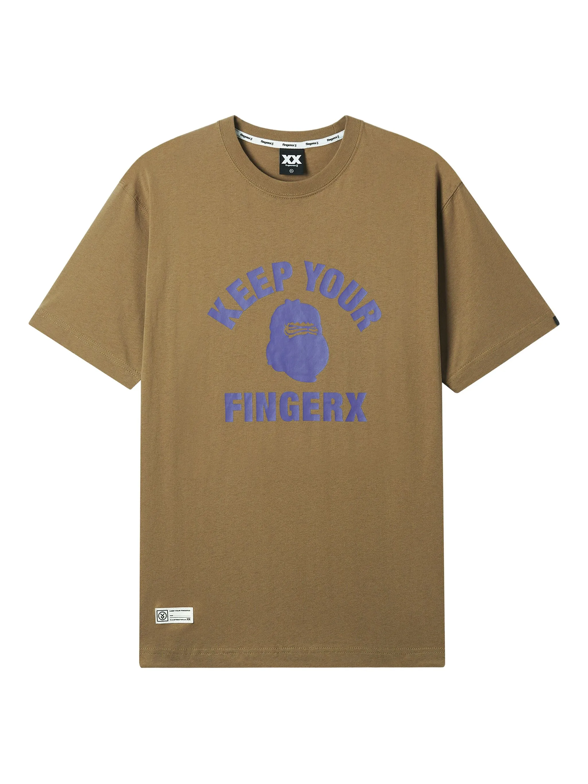 Футболка с графичным принтом Fingercroxx, коричневый
Футболка с графичным принтом Fingercroxx, коричневый