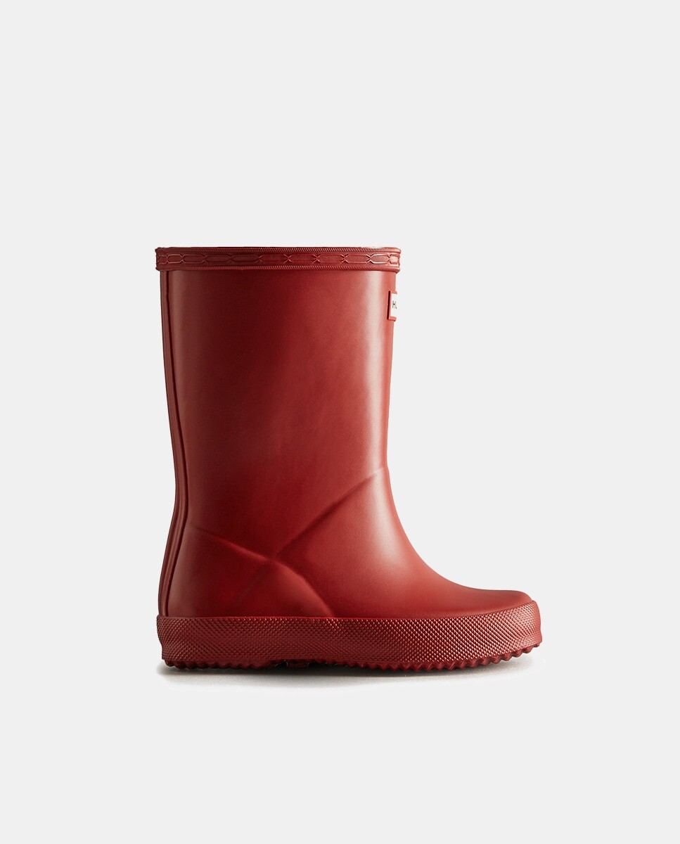 Оригинальные детские резиновые сапоги с матовой отделкой и логотипом Hunter, красный
Оригинальные детские резиновые сапоги с матовой отделкой и логотипом Hunter, красный