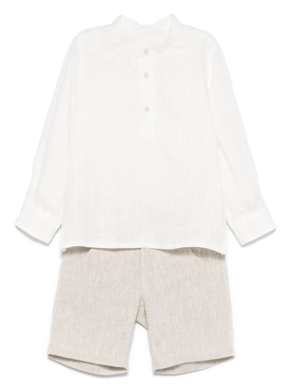 Комплект из топа и шортов Lapin House, нейтральный
Комплект из топа и шортов Lapin House, нейтральный