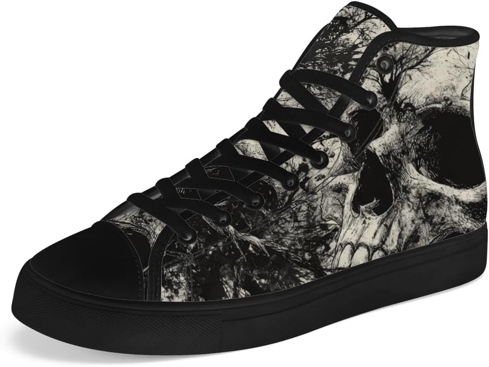 Мужские и женские высокие кеды с черепом на шнуровке, готические высокие кеды, повседневная обувь Chebing, 614 Gray
Мужские и женские высокие кеды с черепом на шнуровке, готические высокие кеды, повседневная обувь Chebing, 614 Gray