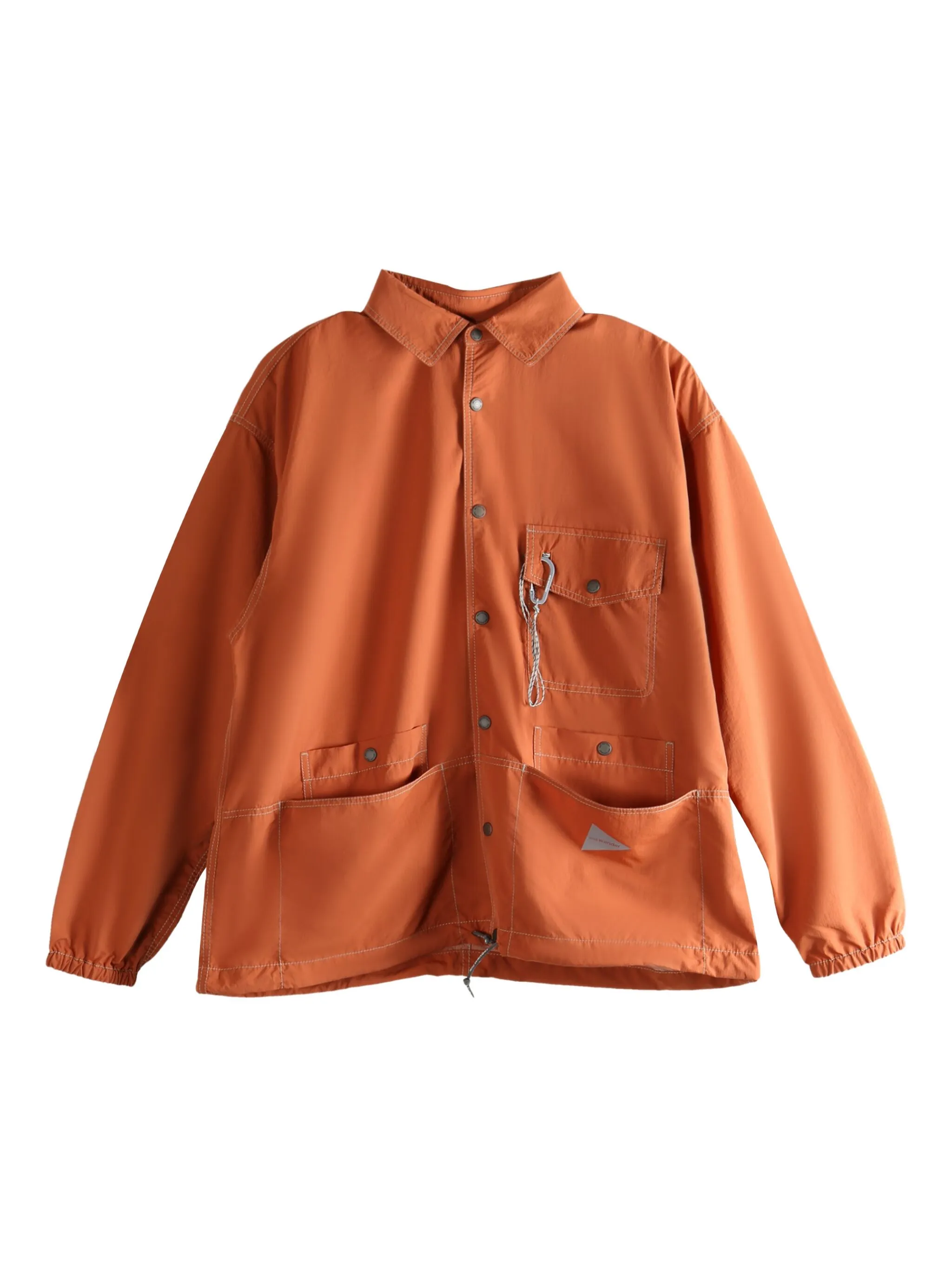 Куртка на кнопках And Wander, оранжевый
Куртка на кнопках And Wander, оранжевый