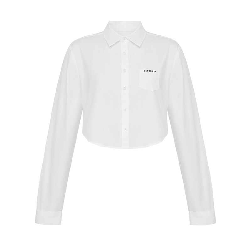 Рубашка женская Deep Breath короткая, белый
Рубашка женская Deep Breath короткая, белый