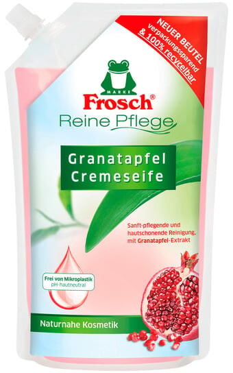 Жидкое мыло Frosch ECO с гранатовым наполнением, Erdal Rex
Жидкое мыло Frosch ECO с гранатовым наполнением, Erdal Rex