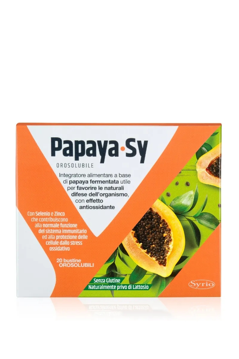 Papaya-Sy 20 пакетиков 92 г антиоксидантного перорального порошка Syrio
Papaya-Sy 20 пакетиков 92 г антиоксидантного перорального порошка Syrio