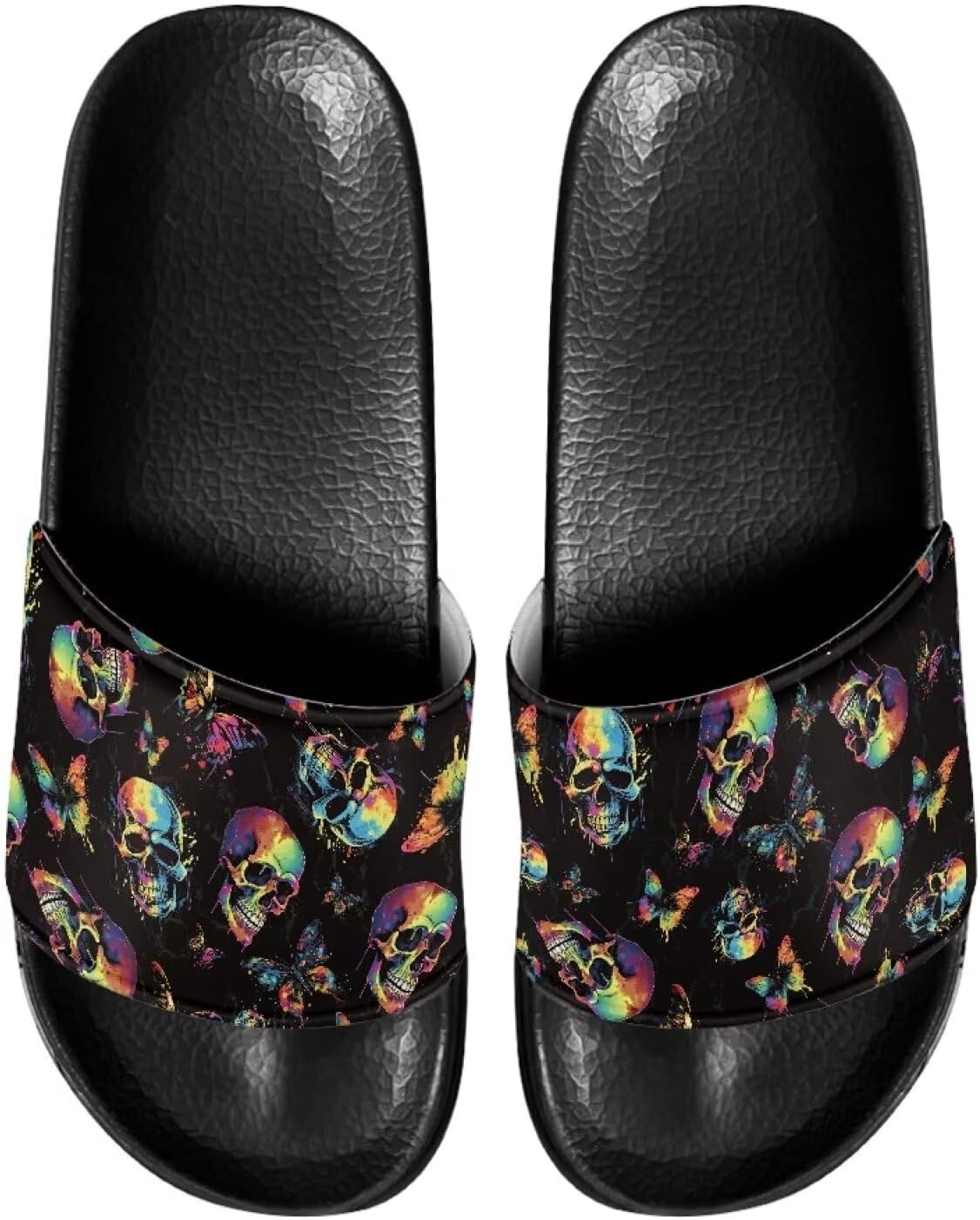 Домашние тапочки Cugasmaru для мужчин и женщин с открытым носком, всесезонные, с толстой мягкой подошвой, Skull Butterfly
Домашние тапочки Cugasmaru для мужчин и женщин с открытым носком, всесезонные, с толстой мягкой подошвой, Skull Butterfly