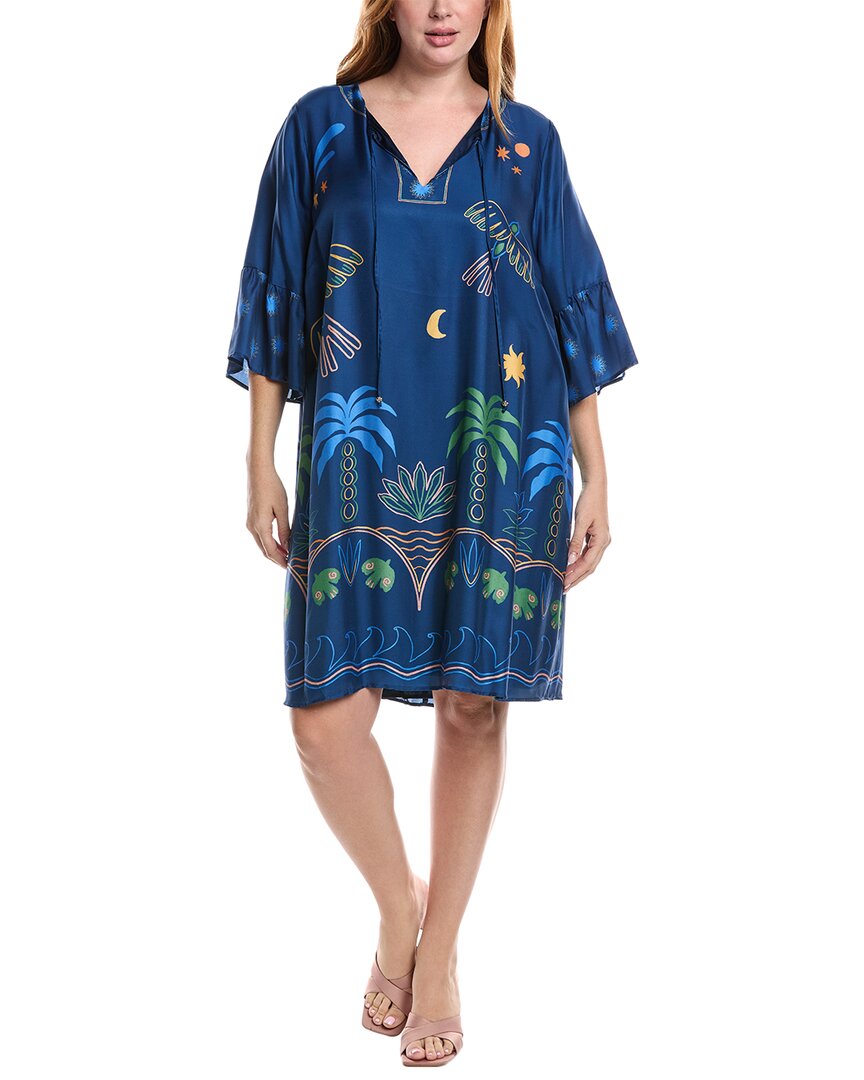 Джонни Вас Плюс Лорианн Мини-платье из шелковой смеси Johnny Was, синий
Джонни Вас Плюс Лорианн Мини-платье из шелковой смеси Johnny Was, синий