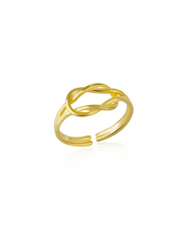 Кольцо с регулируемой застежкой Knot из стерлингового серебра Spero London, gold
Кольцо с регулируемой застежкой Knot из стерлингового серебра Spero London, gold