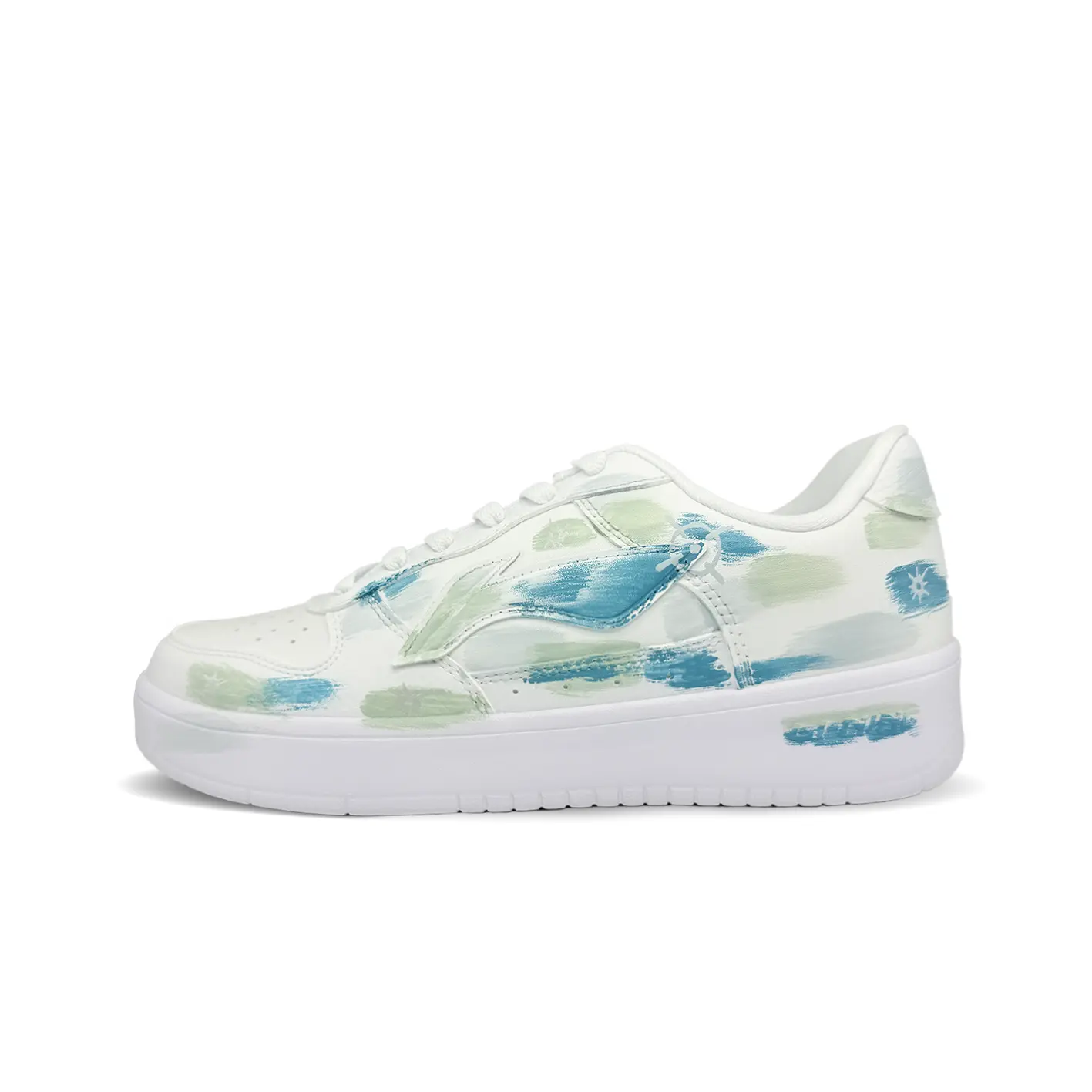 LINING Кроссовки для скейтборда Pontoon Boats с противоскользящим износостойким низким верхом, мужские, белые, зеленые
LINING Кроссовки для скейтборда Pontoon Boats с противоскользящим износостойким низким верхом, мужские, белые, зеленые