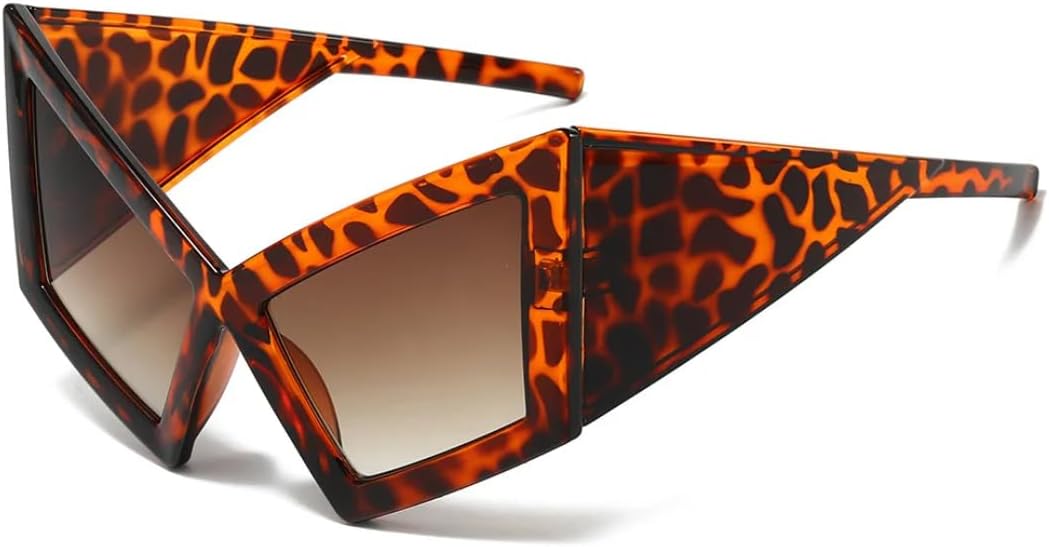 Ретро большие солнцезащитные очки «кошачий глаз» для женщин, модные, для отдыха на природе, пляжа, вечеринок, с защитой от УФ-излучения UV400, для мужчин, в стиле панк, с крупной оправой, роскошные TVTBBVV, Leopard-brown
Ретро большие солнцезащитные очки «кошачий глаз» для женщин, модные, для отдыха на природе, пляжа, вечеринок, с защитой от УФ-излучения UV400, для мужчин, в стиле панк, с крупной оправой, роскошные TVTBBVV, Leopard-brown