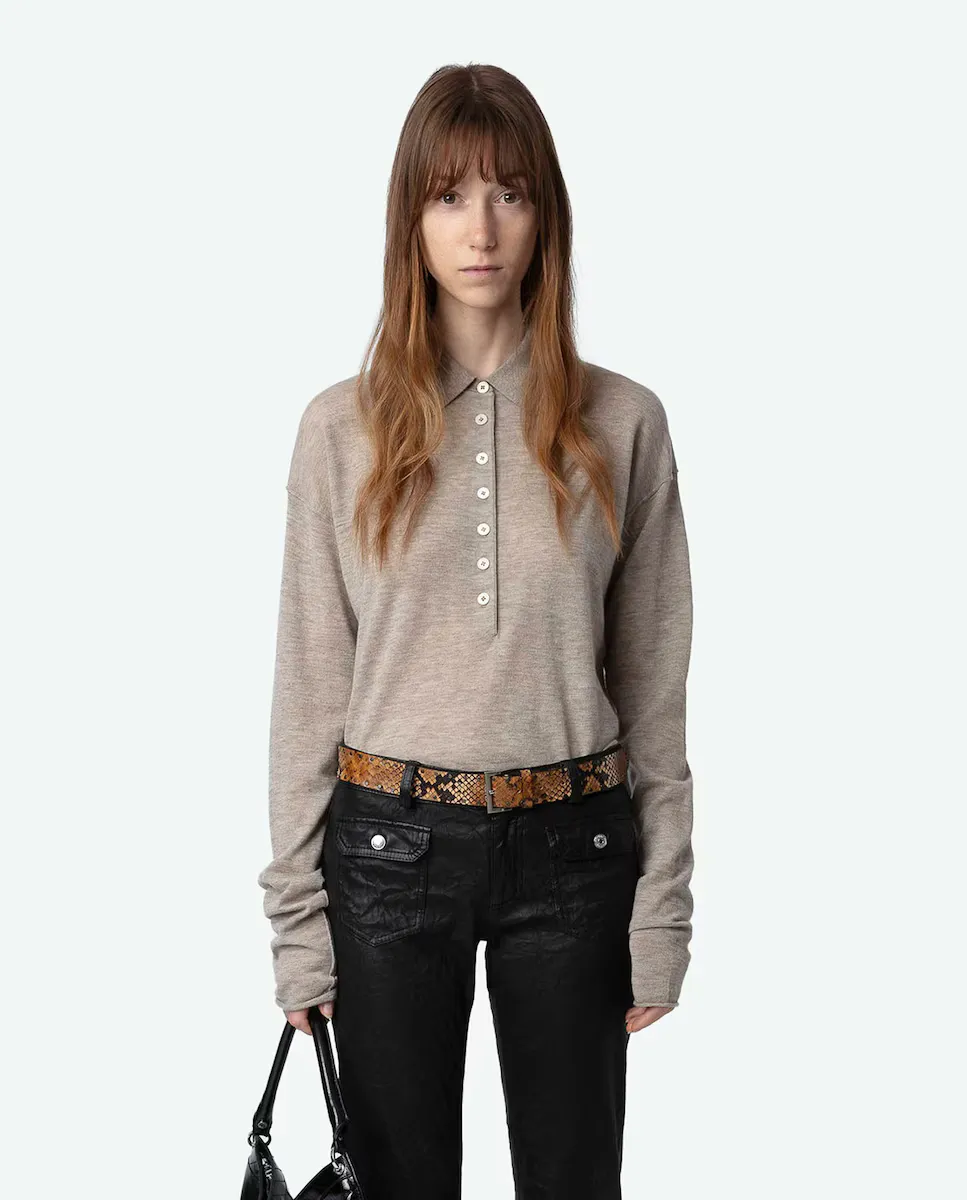 Женский свитер Marly из 100% кашемира с длинными рукавами Zadig & Voltaire, бежевый
Женский свитер Marly из 100% кашемира с длинными рукавами Zadig & Voltaire, бежевый