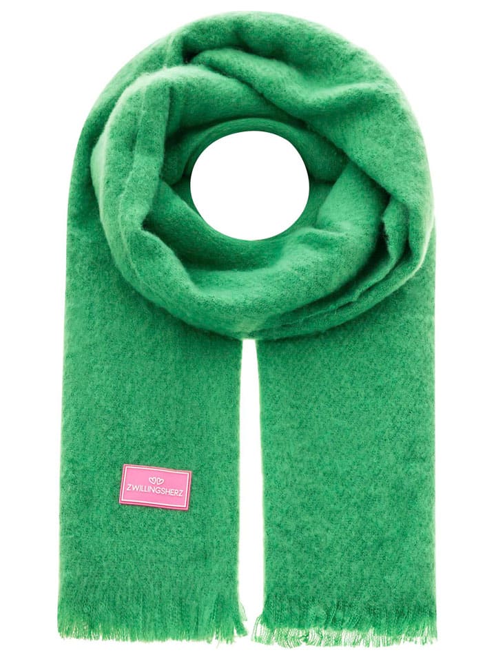 Zwillingsherz Шарф «Пушистый» зеленого цвета - (Д)180 x (Ш)60 см
Zwillingsherz Шарф «Пушистый» зеленого цвета - (Д)180 x (Ш)60 см