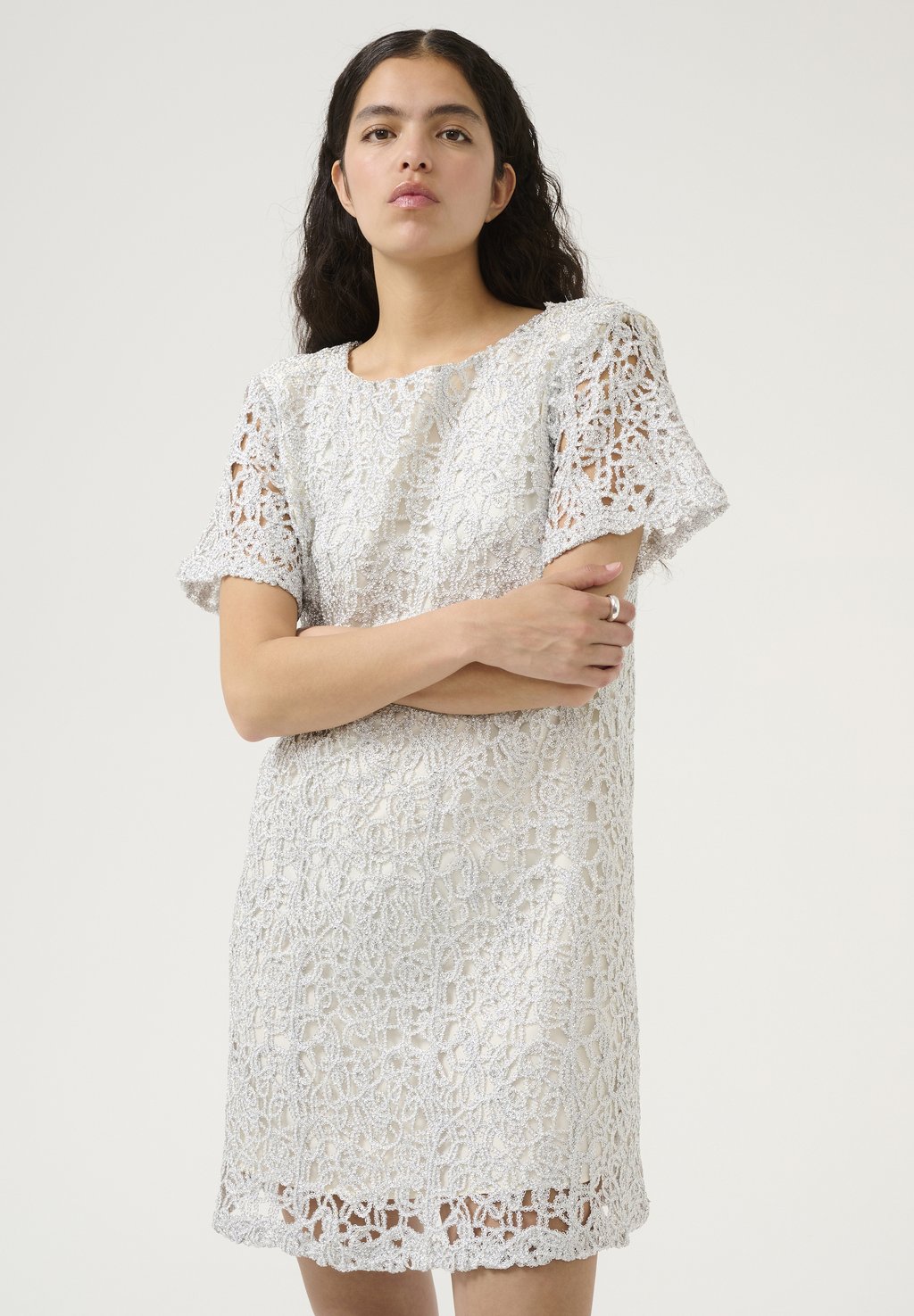 Коктейльное платье / Вечернее платье KBUNDINA Karen by Simonsen, серебристый
Коктейльное платье / Вечернее платье KBUNDINA Karen by Simonsen, серебристый