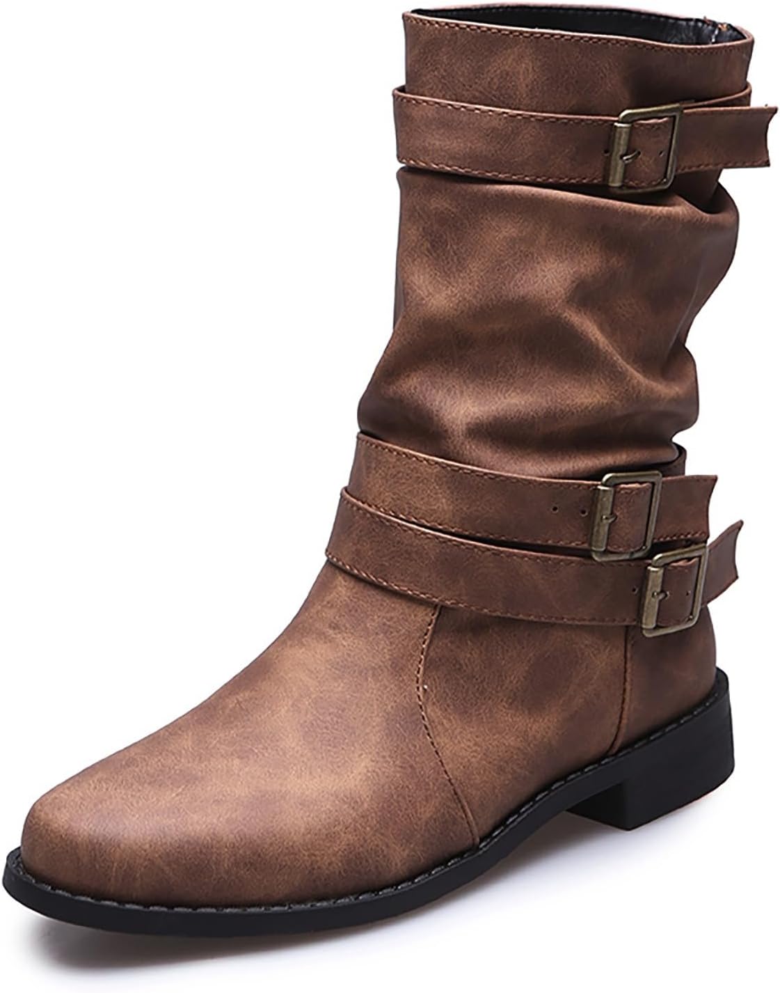 Женские зимние кожаные ботинки на средней голени с пряжкой, стильные, удобные, без застежки, утепленные походные ботинки, мужские Generic, коричневый
Женские зимние кожаные ботинки на средней голени с пряжкой, стильные, удобные, без застежки, утепленные походные ботинки, мужские Generic, коричневый