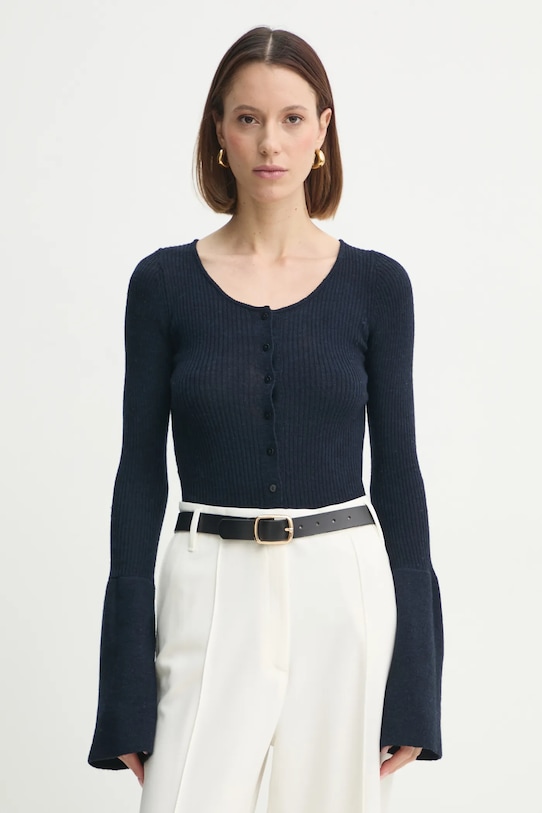 Шерстяной кардиган Liw Herskind, темно-синий
Шерстяной кардиган Liw Herskind, темно-синий