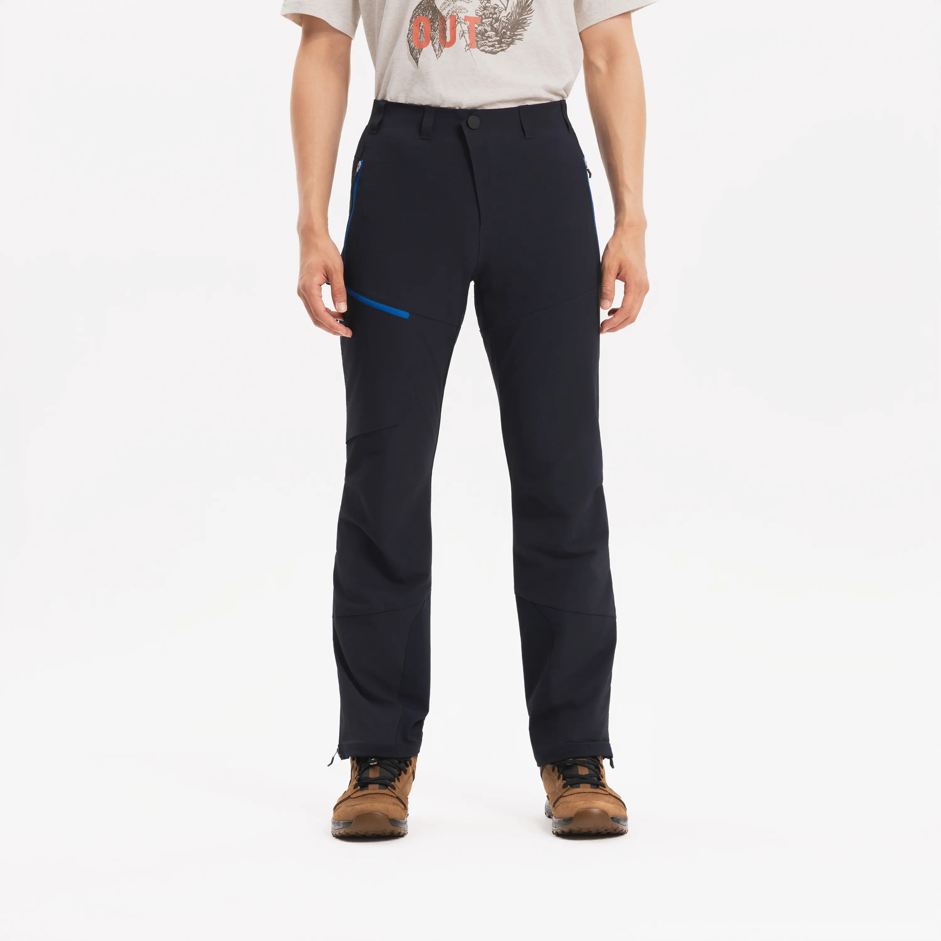 Мужские зимние треккинговые брюки с утеплением и влагоотталкивающей пропиткой SH900 тёмно-синие Quechua
Мужские зимние треккинговые брюки с утеплением и влагоотталкивающей пропиткой SH900 тёмно-синие Quechua