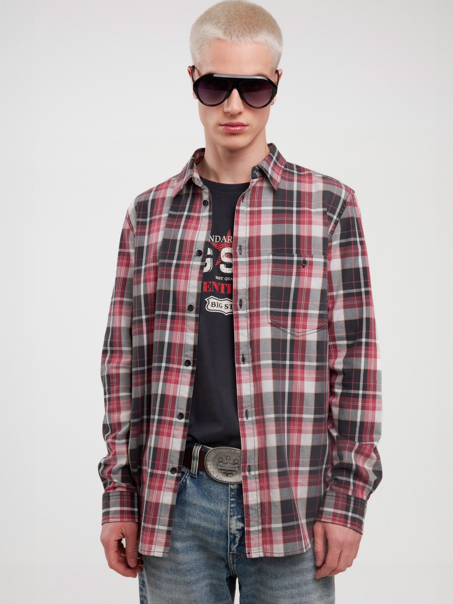 Рубашка на пуговицах классического кроя BIG STAR WEROS, темно-красный
Рубашка на пуговицах классического кроя BIG STAR WEROS, темно-красный