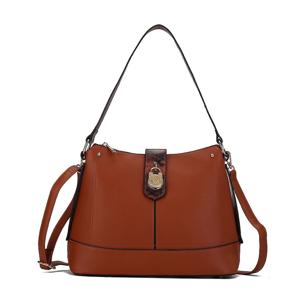 Коллекция MKF Сумка-хобо из веганской кожи Ezra с тиснением змеи от Mia K MKF Collection, цвет Cognac
Коллекция MKF Сумка-хобо из веганской кожи Ezra с тиснением змеи от Mia K MKF Collection, цвет Cognac