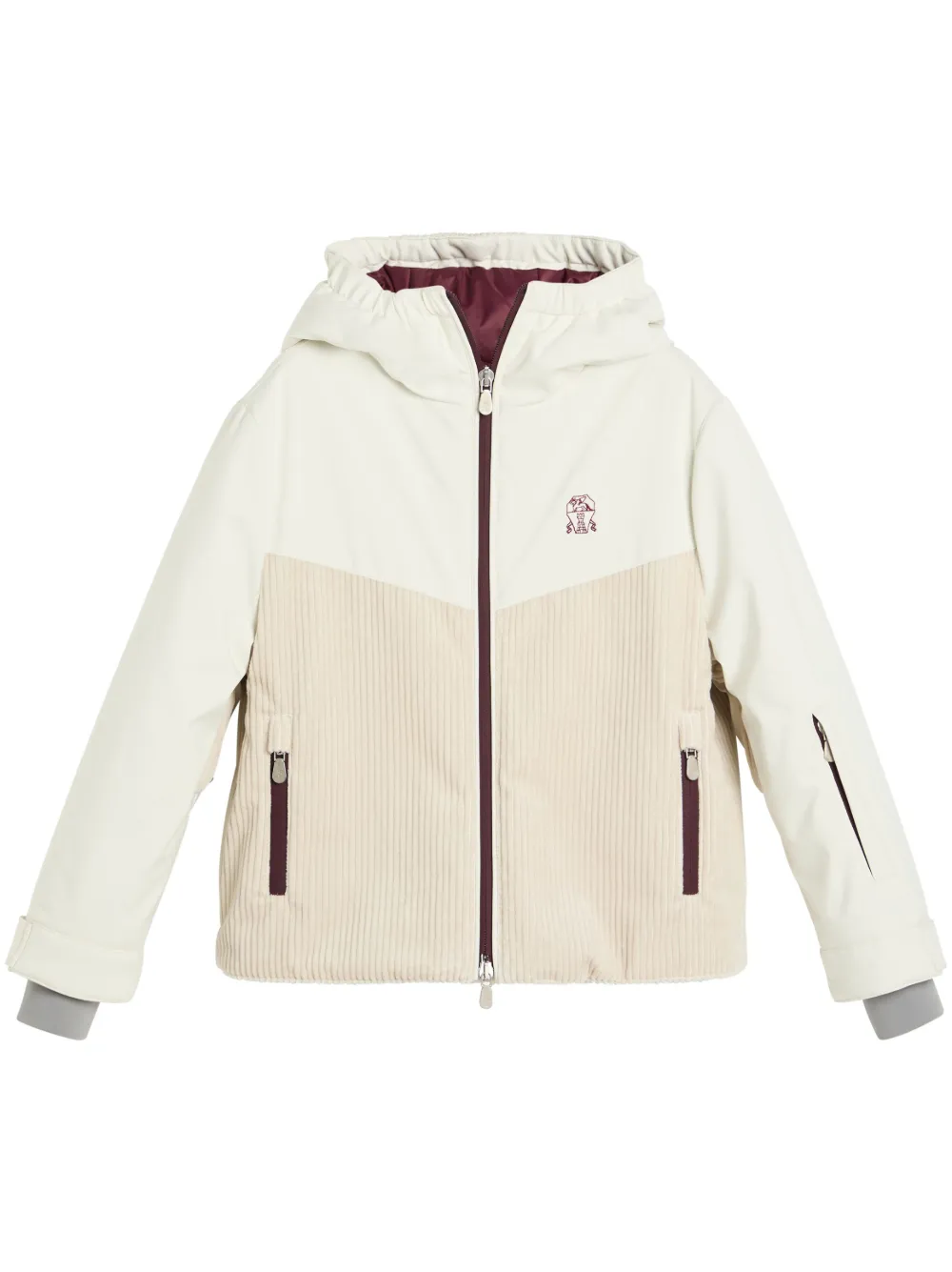 Пуховик с капюшоном Brunello Cucinelli Kids, белый
Пуховик с капюшоном Brunello Cucinelli Kids, белый