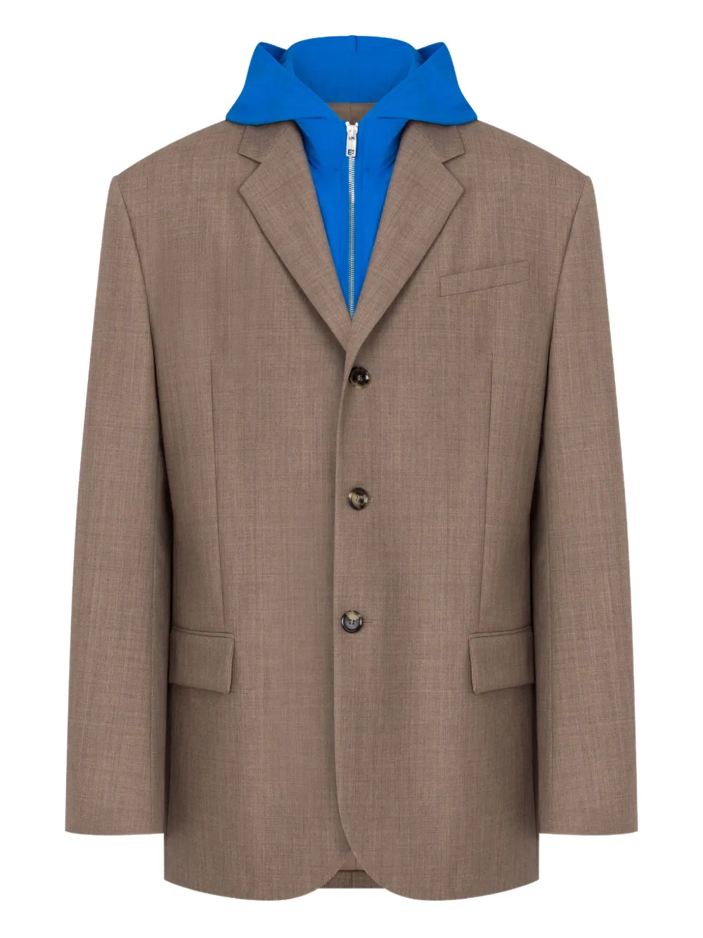 Блейзер с накладными карманами и многослойным дизайном Moschino, коричневый
Блейзер с накладными карманами и многослойным дизайном Moschino, коричневый