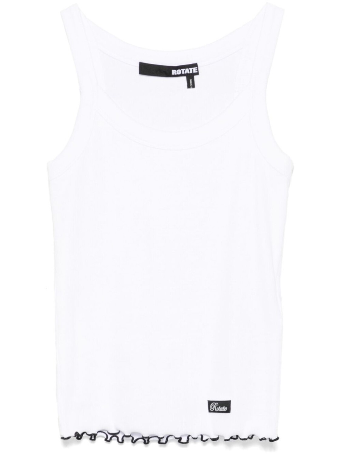 Топ в рубчик ROTATE BIRGER CHRISTENSEN, белый
Топ в рубчик ROTATE BIRGER CHRISTENSEN, белый