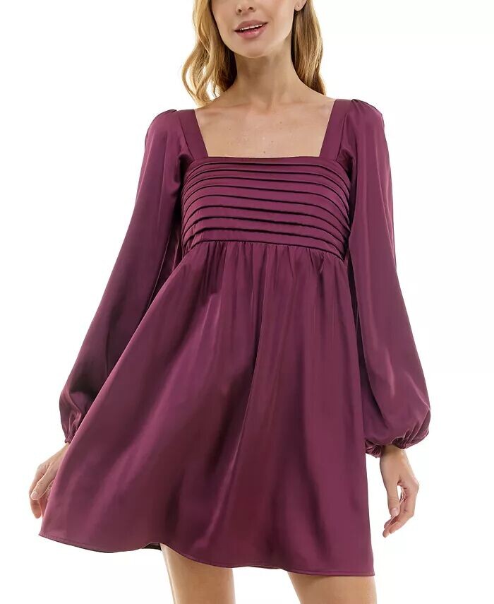 Платье А-силуэта с квадратным вырезом и рукавами-фонариками для юниоров Crystal Doll, фиолетовый
Платье А-силуэта с квадратным вырезом и рукавами-фонариками для юниоров Crystal Doll, фиолетовый