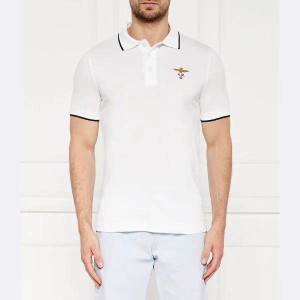 Рубашка поло стандартного кроя Aeronautica Militare, белый
Рубашка поло стандартного кроя Aeronautica Militare, белый
