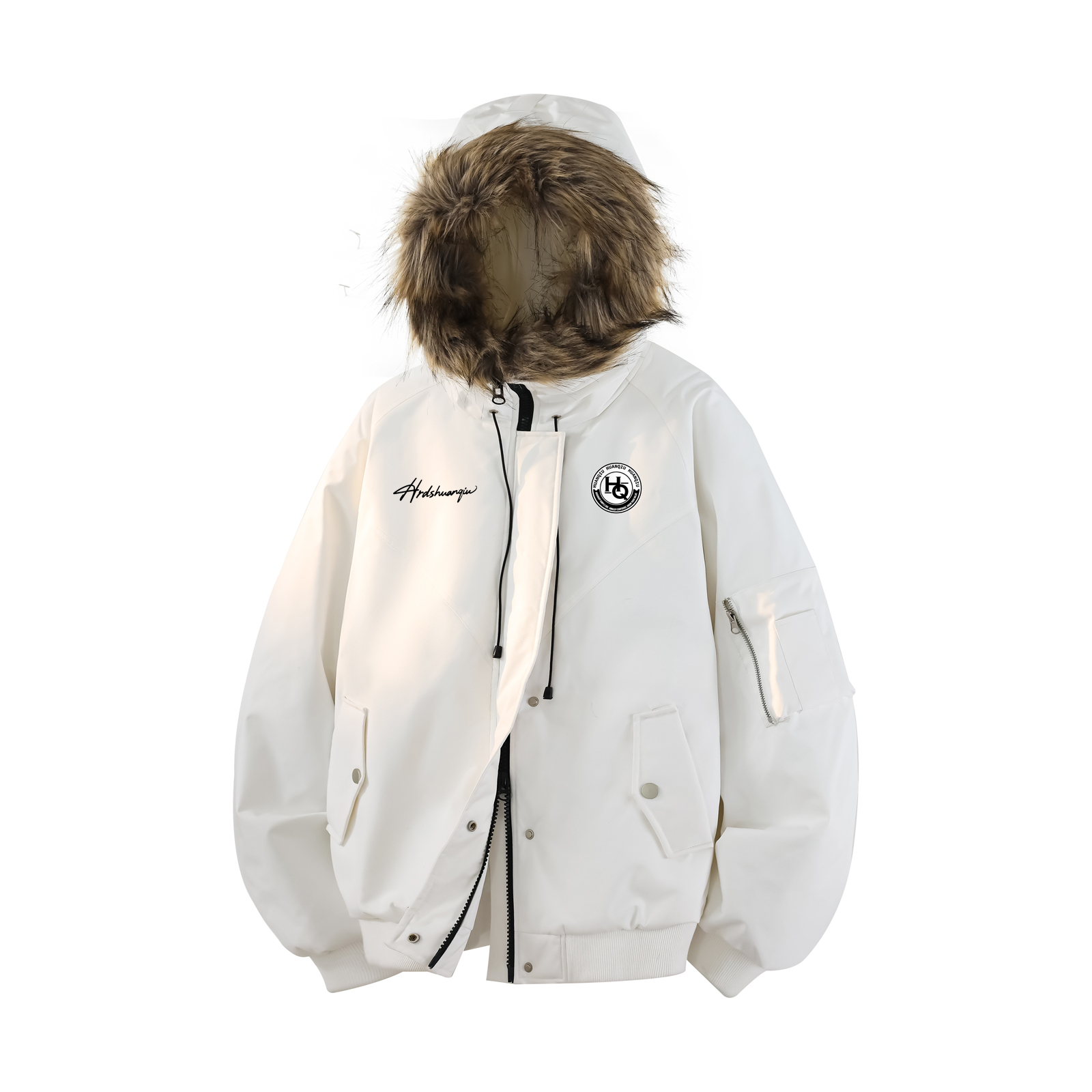 Пуховик Unisex с капюшоном утепленный HUANQIU, белый (padded jacket)
Пуховик Unisex с капюшоном утепленный HUANQIU, белый (padded jacket)