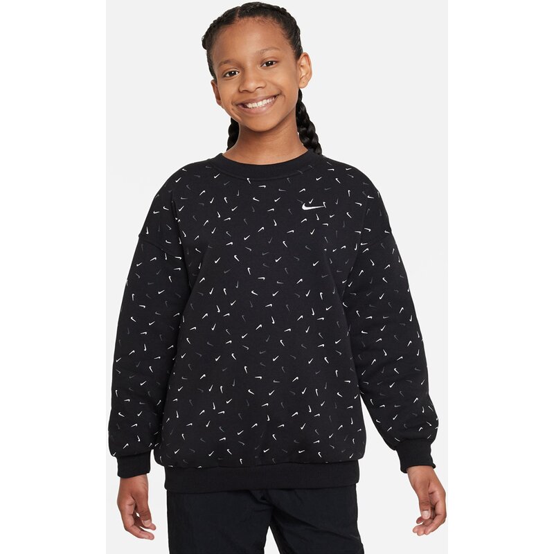 Sweatshirt g nsw club flc ovrszd crw logo Nike, черный
Sweatshirt g nsw club flc ovrszd crw logo Nike, черный