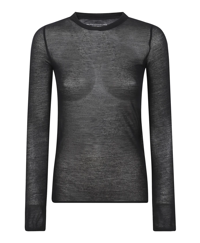 Футболки-Поло из микромодального кашемира Majestic Filatures, черный
Футболки-Поло из микромодального кашемира Majestic Filatures, черный