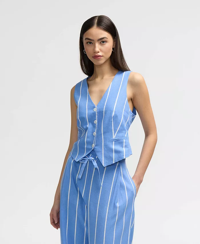 Женский базовый жилет на пуговицах спереди NVLT, мультиколор
Женский базовый жилет на пуговицах спереди NVLT, мультиколор