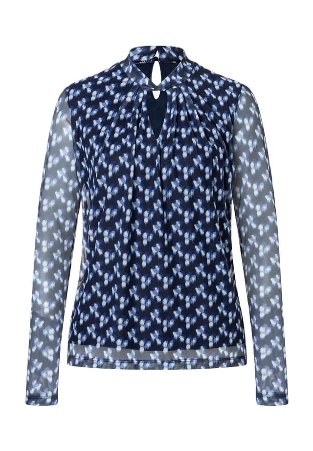 Блузка-Рубашка с вырезом-замочной скважиной More & More, цвет 4370 ikat dots print
Блузка-Рубашка с вырезом-замочной скважиной More & More, цвет 4370 ikat dots print