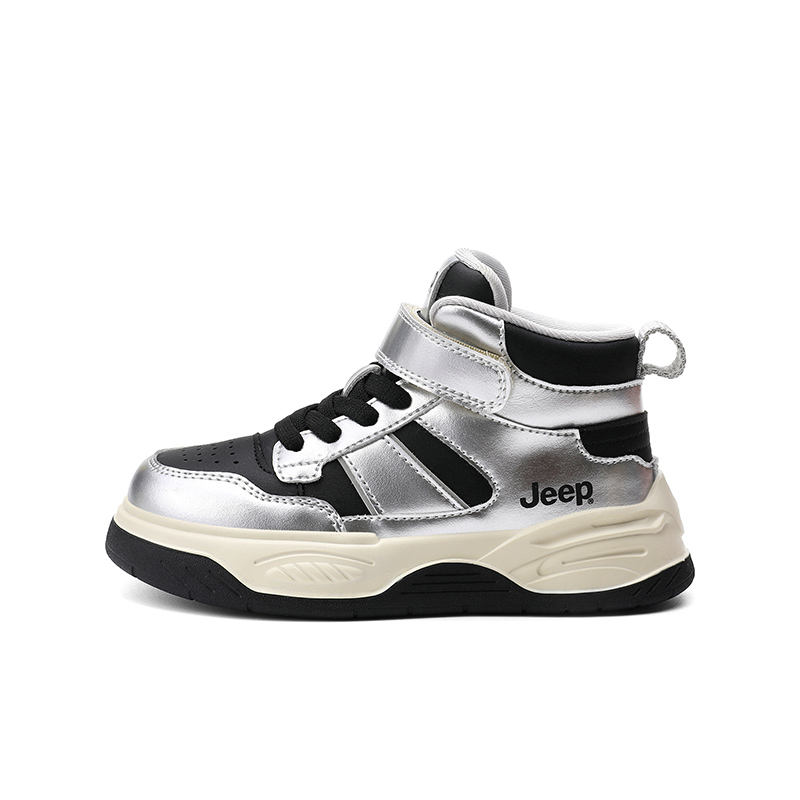 Высокие детские скейтбординговые кроссовки Silver Black Kids' Jeep, Sky Silver
Высокие детские скейтбординговые кроссовки Silver Black Kids' Jeep, Sky Silver