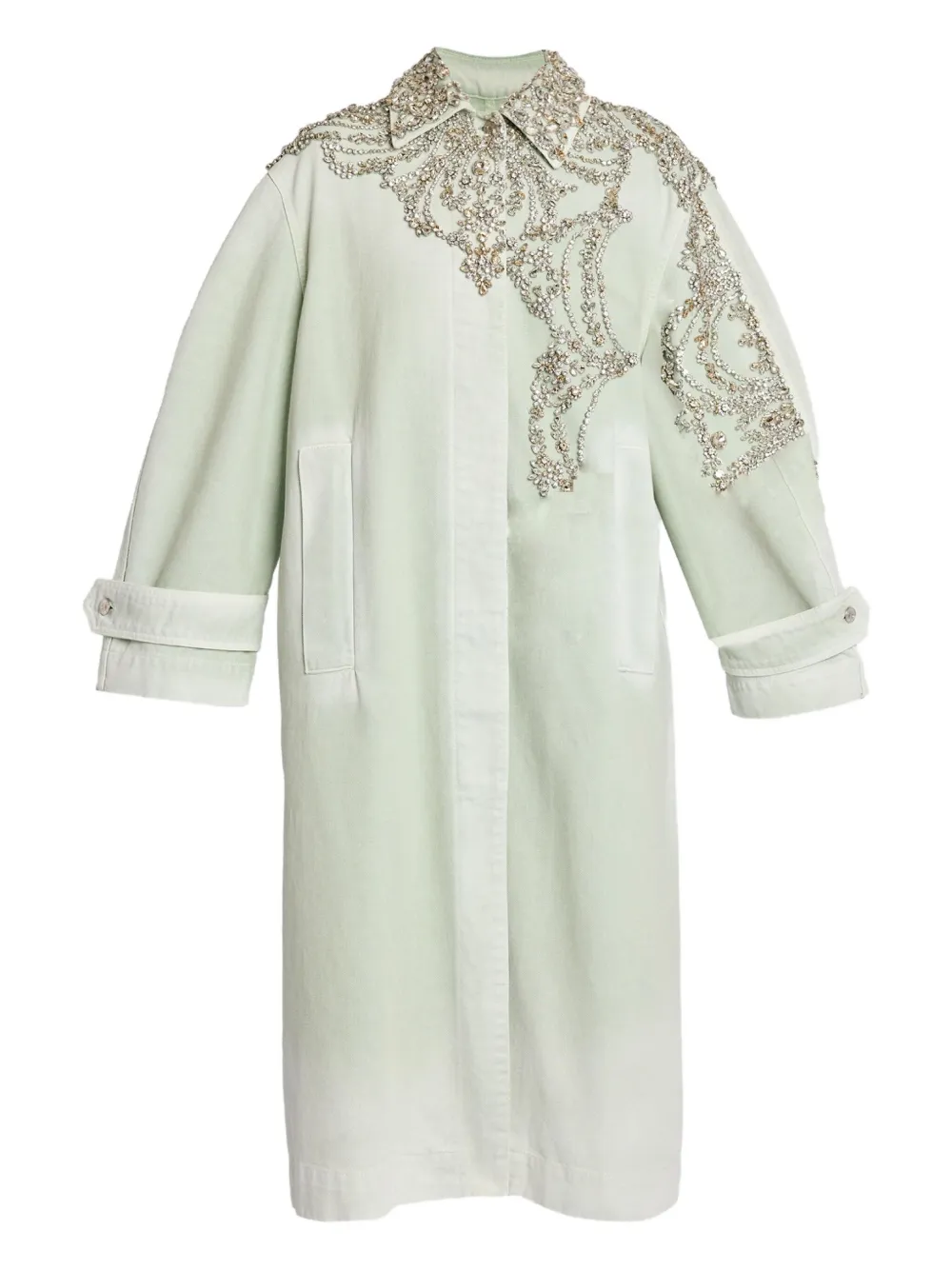 Пальто с вышивкой ERDEM, зеленый
Пальто с вышивкой ERDEM, зеленый