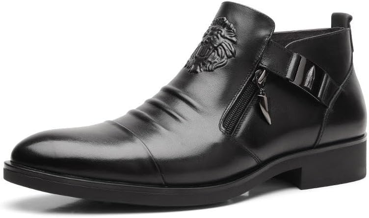 Мужские ботинки Челси с боковой молнией, зауженный носок, ботильоны на щиколотку, деловые и повседневные, высокие, на шнуровке и без, для офисного и повседневного стиля Generic, черный
Мужские ботинки Челси с боковой молнией, зауженный носок, ботильоны на щиколотку, деловые и повседневные, высокие, на шнуровке и без, для офисного и повседневного стиля Generic, черный