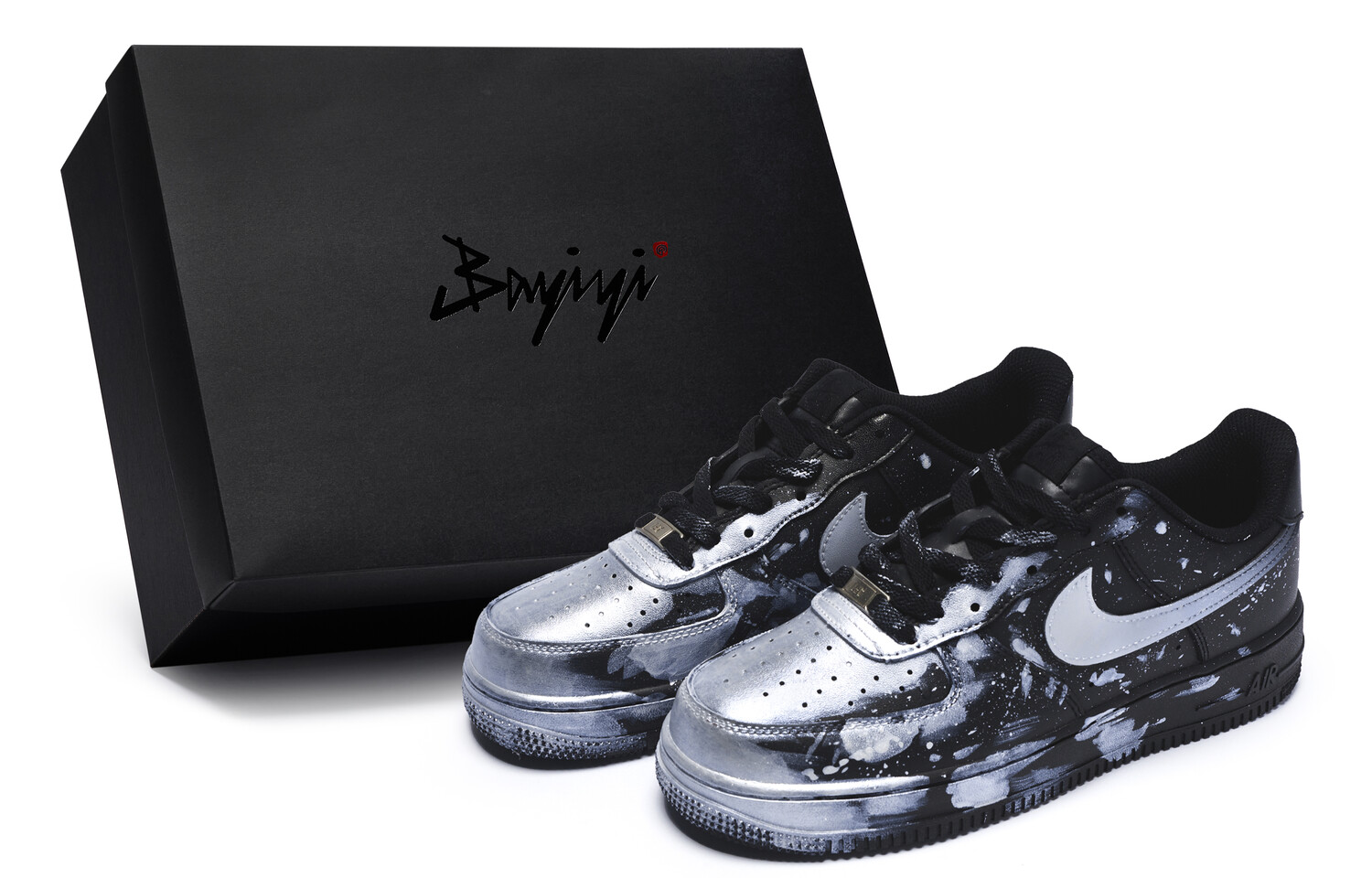 Кроссовки Nike Air Force 1 Skateboarding Shoes Unisex Low-top Silver/Black, черный/серебряный
Кроссовки Nike Air Force 1 Skateboarding Shoes Unisex Low-top Silver/Black, черный/серебряный