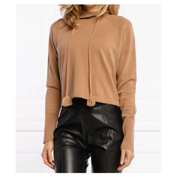 Шерстяной свитер свободного кроя с добавлением кашемира Marella, коричневый
Шерстяной свитер свободного кроя с добавлением кашемира Marella, коричневый