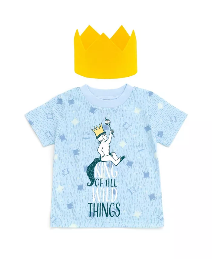Футболка и корона для мальчиков Max Cosplay Where The Wild Things Are, синий
Футболка и корона для мальчиков Max Cosplay Where The Wild Things Are, синий