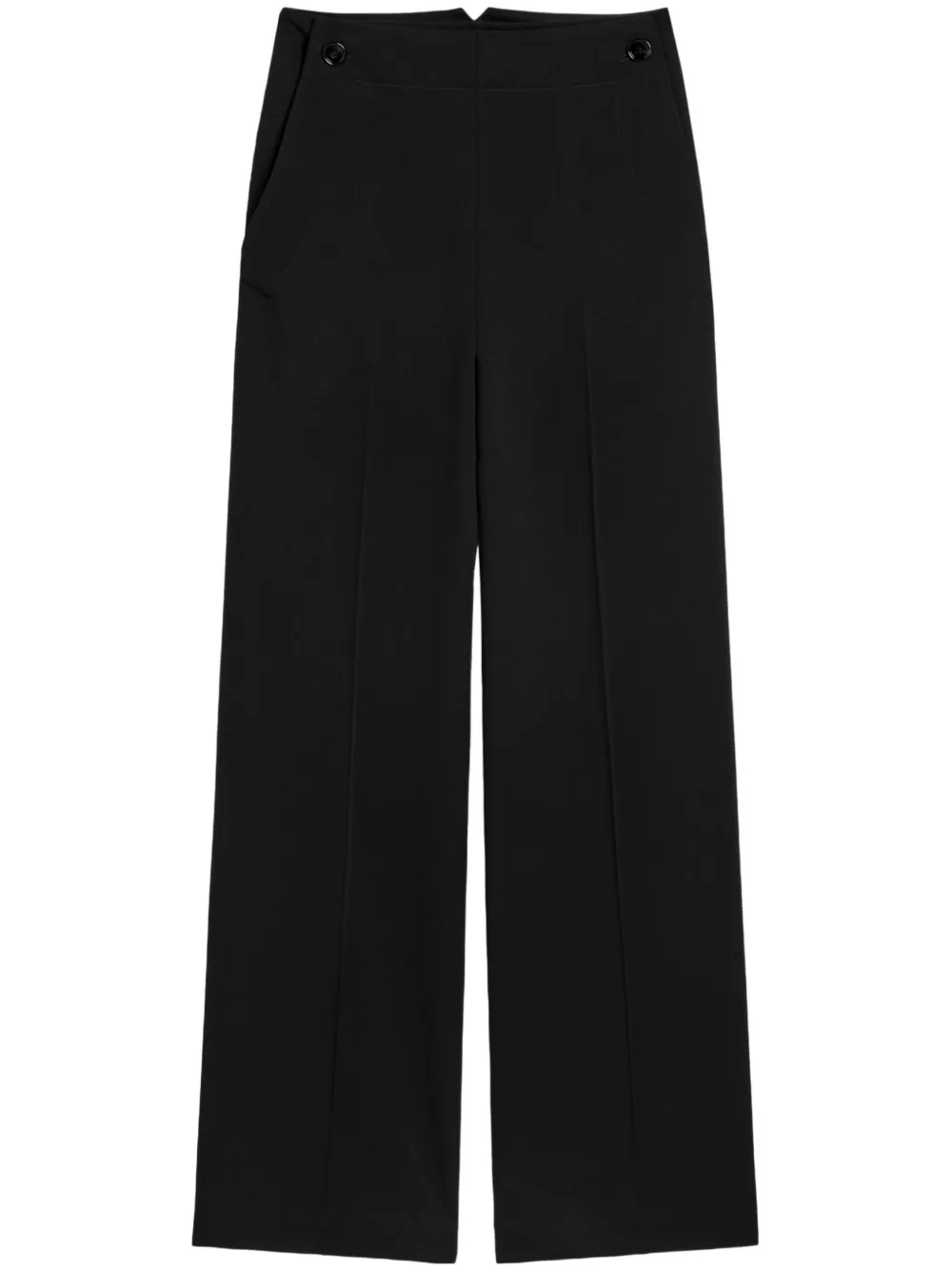 Брюки широкого кроя AMI Paris, черный
Брюки широкого кроя AMI Paris, черный