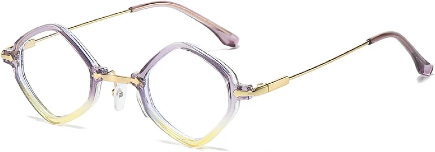 Ретро-солнцезащитные очки для женщин в стиле «многоугольник», модные, с прозрачными линзами с градиентом, защита от УФ-излучения UV400; мужские солнцезащитные очки в стиле панк TVTBBVV, Purple Yellow Clear
Ретро-солнцезащитные очки для женщин в стиле «многоугольник», модные, с прозрачными линзами с градиентом, защита от УФ-излучения UV400; мужские солнцезащитные очки в стиле панк TVTBBVV, Purple Yellow Clear