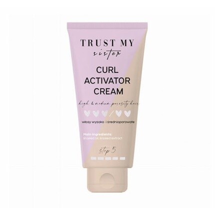 Крем-активатор для укладки вьющихся волос 150мл, Trust My Sister
Крем-активатор для укладки вьющихся волос 150мл, Trust My Sister