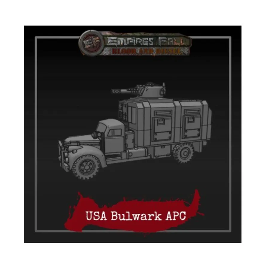 США Bulwark БТР, Curtain or Iron - A World Divided (28mm) 
США Bulwark БТР, Curtain or Iron - A World Divided (28mm)