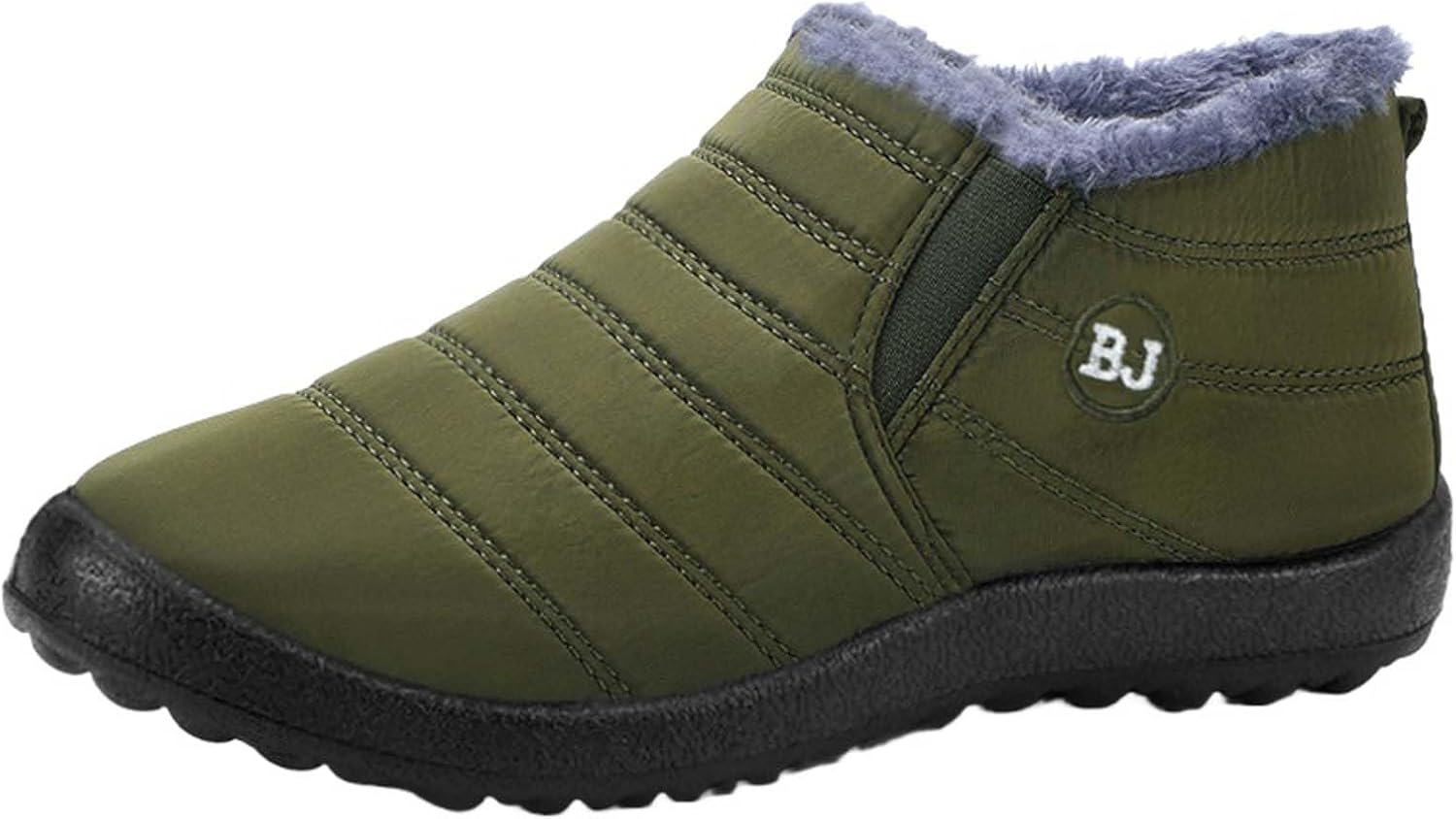 Зимние снегоходные ботинки Wabkderpu для женщин и мужчин, теплые с меховой подкладкой, ботильоны на щиколотку, водонепроницаемые, противоскользящие, короткие сапожки, удобные, на легкой подошве, с круглым носком, для прогулок на улице, зеленый
Зимние снегоходные ботинки Wabkderpu для женщин и мужчин, теплые с меховой подкладкой, ботильоны на щиколотку, водонепроницаемые, противоскользящие, короткие сапожки, удобные, на легкой подошве, с круглым носком, для прогулок на улице, зеленый